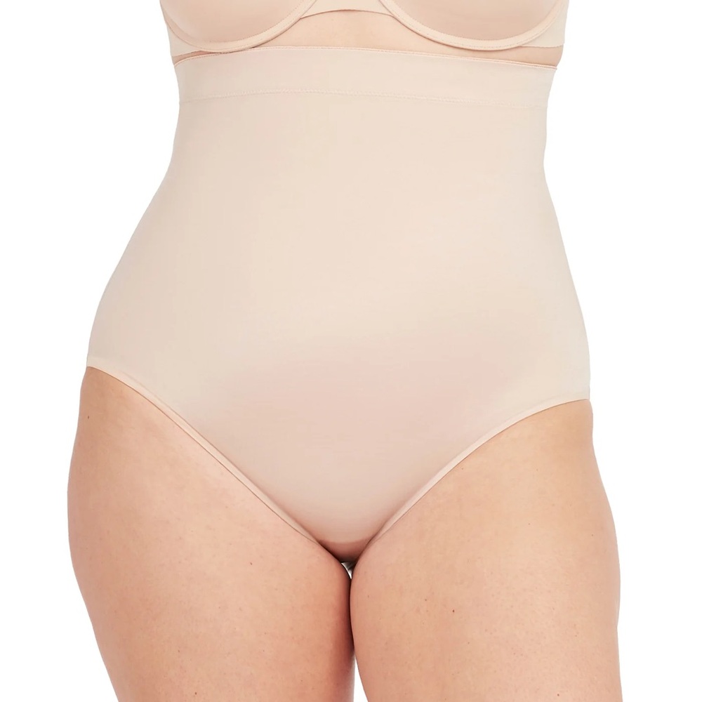 Spanx High-Waisted Shapewear Briefs - Cream